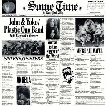 JOHN LENNON - SOME TIME IN NEW YORK CITY