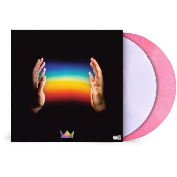 LOUIS THE CHILD - HERE FOR NOW / CANDY II (CLEAR/DUSTY PINK VINYL)