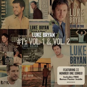 LUKE BRYAN - #1’S VOL. 1 & VOL. 2