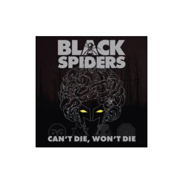 BLACK SPIDERS - CAN'T DIE, WON'T DIE (COLOR VINYL) (IMPORT)