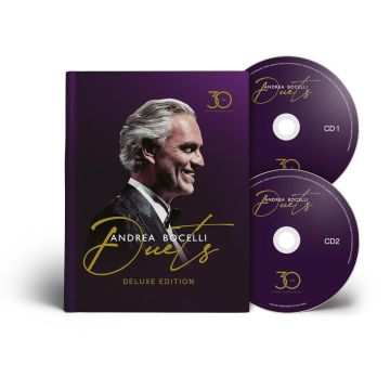 ANDREA BOCELLI - DUETS (30TH ANNIVERSARY/DELUXE/HARDCOVER BOOK EDITION)