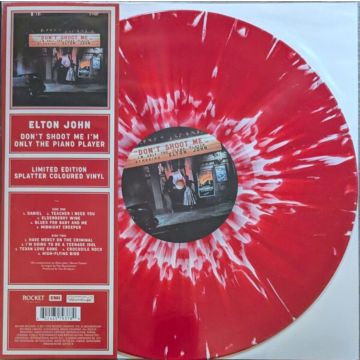 ELTON JOHN - DON'T SHOOT ME I'M ONLY THE PIANO PLAYER (RED SPLATTER VINYL/180G