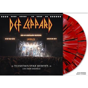 DEF LEPPARD - DIAMOND STAR HEROES: LIVE FROM SHEFFIELD (MULTICOLOR SPLATTER VIN