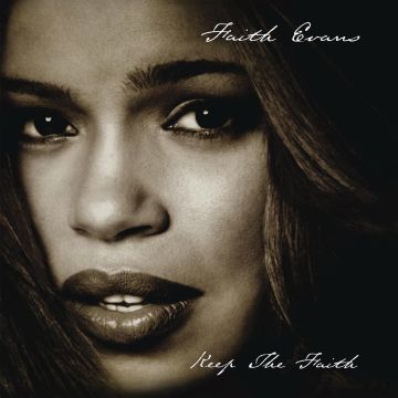 FAITH EVANS - KEEP THE FAITH (25TH ANNIVERSAY/BLACK & BLACK SPLIT VINYL)