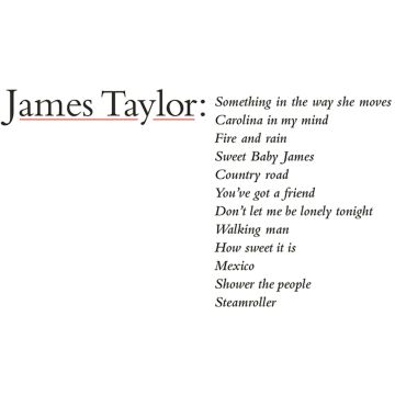 JAMES TAYLOR - JAMES TAYLOR'S GREATEST HITS (2019 REMASTER)