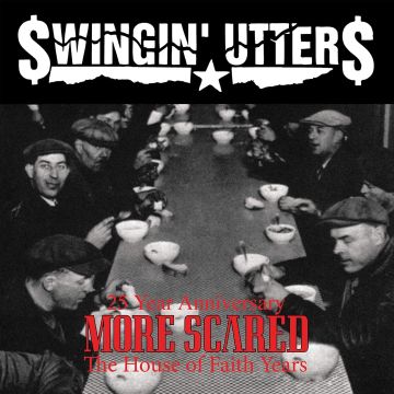 SWINGIN' UTTERS - MORE SCARED (BLACK/WHITE VINYL)