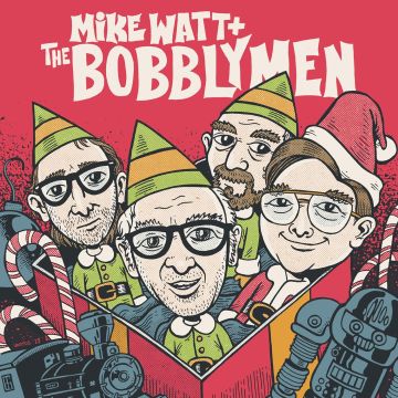 WATT,MIKE & THE BOBBLYMEN - SURFIN' WITH THE CLAUS (WHITE 7INCH)