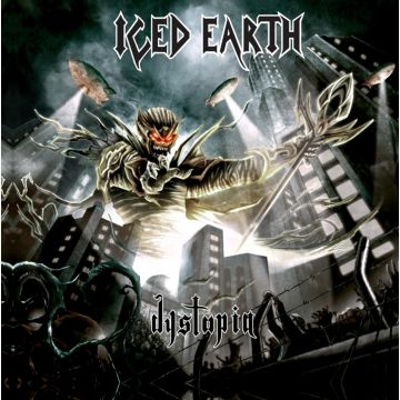 ICED EARTH - DYSTOPIA (LIMITED EDITION/TRANSPARENT MARBLED RED & BLACK VINYL)