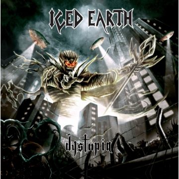 ICED EARTH - DYSTOPIA (MARBLED RED & BLACK VINYL)