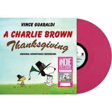 VINCE GUARALDI - CHARLIE BROWN THANKSGIVING (PINK JELLY BEAN VINYL)