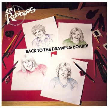 RUBINOOS - BACK TO THE DRAWING BOARD (RUBY WITH BLACK SPLATTER VINYL)
