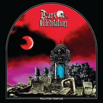 DARK MEDITATION - POLLUTED TEMPLES (BLACK & WHITE VINYL)