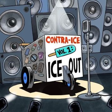 VARIOUS ARTISTS - CONTRA-ICE VOL. 1: ICE OUT (ORANGE/BLUE VINYL)