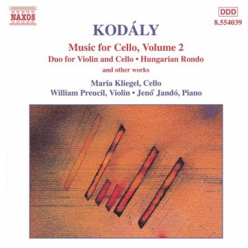 KODALY - MUSIC FOR CELLO VOL. 2