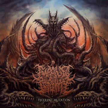 IMPALED DIVINITY - FECULENT MUTATION (BLUE WHITE BLACK SPLATTER VINYL)