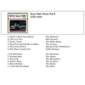 VARIOUS ARTISTS - EAST SIDE STORY: VOLUME. 8