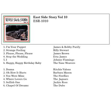 VARIOUS ARTISTS - EAST SIDE STORY: VOLUME. 10