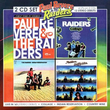 REVERE,PAUL & THE RAIDERS - LIVE IN '63/COLLAGE/INDIAN RESERVATION/ COUNTRY WINE