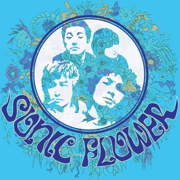 SONIC FLOWER - SONIC FLOWER (TRANSPARENT BLUE/WHITE/SOLID BLUE STRIPED VINYL)