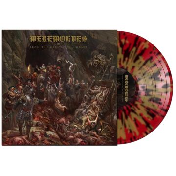 WEREWOLVES - FROM THE CAVE TO THE GRAVE (RED W/GOLD & BLACK SPLATTER VINYL)