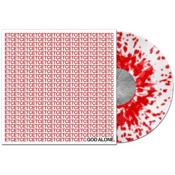 GOD ALONE - ETC (WHITE W RED SPLATTER VINYL)