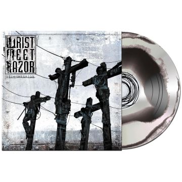 WRISTMEETRAZOR - DEGENERATION (BLACK/SILVER CORONA VINYL)