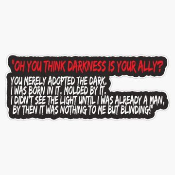 I LOVE YOU BUT I'VE CHOSEN DARKNESS - FEAR IS ON OUR SIDE
