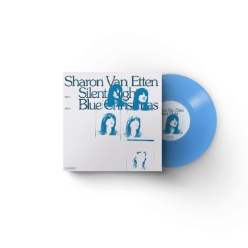 SHARON VAN ETTEN - SILENT NIGHT B/W BLUE CHRISTMAS (CLEAR BLUE 7INCH)