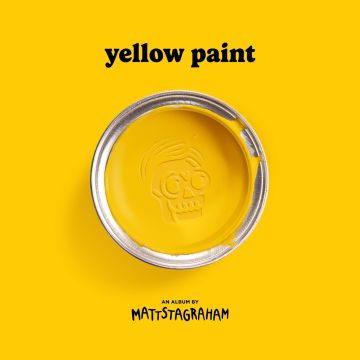 MATTSTAGRAHAM - YELLOW PAINT (HIGHLIGHTER YELLOW & TRANSLUCENT CLEAR SPLATTER VIN