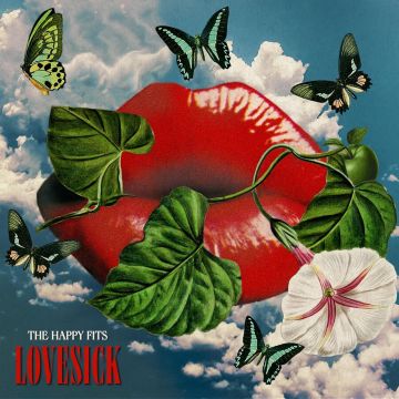 HAPPY FITS - LOVESICK (RED VINYL/D-SIDE SCREENPRINT)