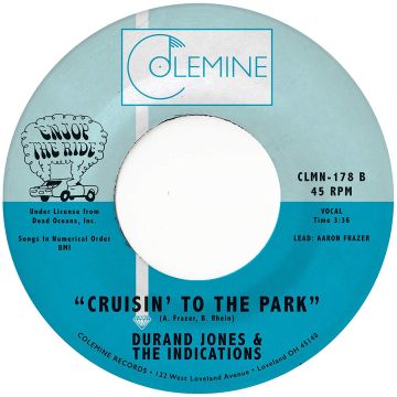 JONES,DURAND & THE INDICATIONS - MORNING IN AMERICA B/W CRUISIN' TO THE PARK