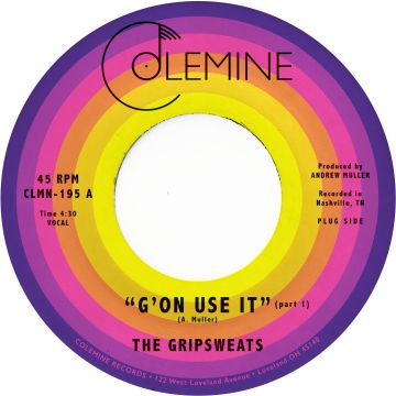 GRIPSWEATS - G'ON USE IT (OPAQUE YELLOW 7INCH)