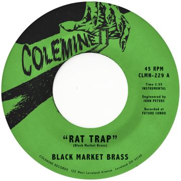BLACK MARKET BRASS - RAT TRAP / CHOP BOP (PURPLE SWIRL 7INCH)