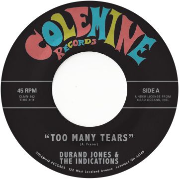 JONES,DURAND & THE INDICATIONS - TOO MANY TEARS / CRUISIN' TO THE PARQUE