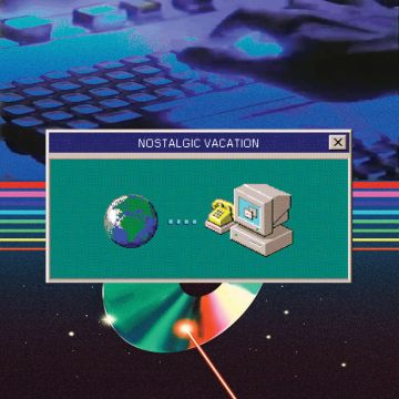 JAZZ PLAYAZ - NOSTALGIC VACATION (BLUE W/WHITE SPLATTER VINYL)