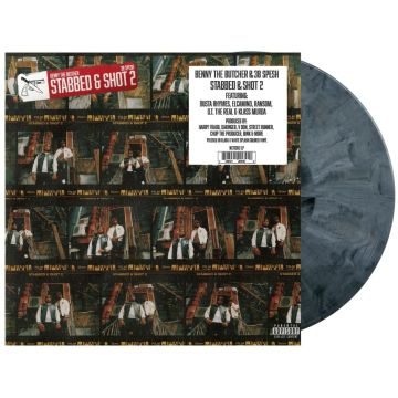 BENNY THE BUTCHER & 38 SPESH - STABBED & SHOT 2 (BLACK & WHITE SPLASH VINYL)