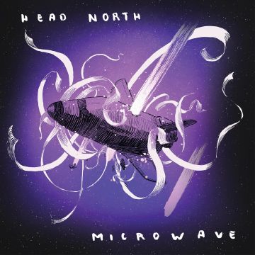 HEAD NORTH & MICROWAVE - SPLIT (WHITE & PURPLE SPLATTER VINYL)