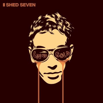 SHED SEVEN - LIQUID GOLD (RED/BLACK MARBLE VINYL)