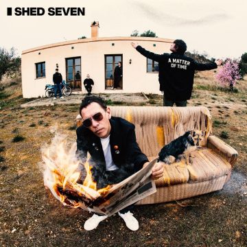 SHED SEVEN - MATTER OF TIME (BLACK/RED MARBLE VINYL)