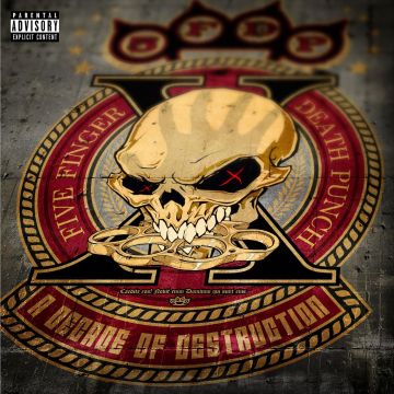 FIVE FINGER DEATH PUNCH - DECADE OF DESTRUCTION (CRIMSON RED VINYL)
