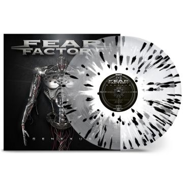 FEAR FACTORY - GENEXUS (CRYSTAL CLEAR BLACK WHITE SPLATTER VINYL)