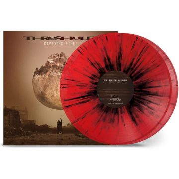 THRESHOLD - DIVIDING LINES (TRANSPARENT RED W/BLACK SPLATTER VINYL)