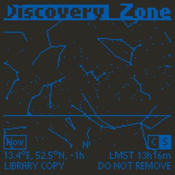 DISCOVERY ZONE - LIBRARY COPY DO NOT REMOVE (NIGHT SKY MARBLED VINYL)