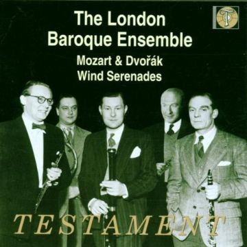 VARIOUS ARTISTS - MOZART SERENADES 11 & 12. DVORAK SERENADE OP.44. (LONDON BAROQUE