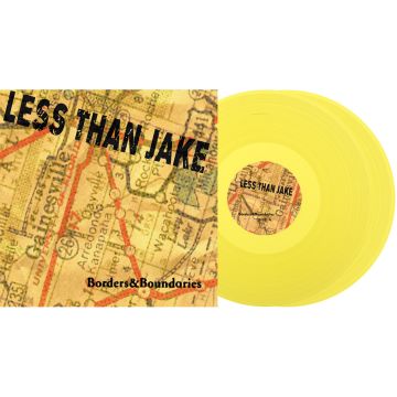 LESS THAN JAKE - BORDERS & BOUNDARIES 25TH ANNIVERSARY (YELLOW VINYL)