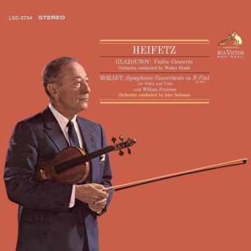 Jascha Heifetz, Walter Hendl, Izler Solomon - Glazounov: Violin Concerto / Mozart: Symphonie Concertante in E-Flat