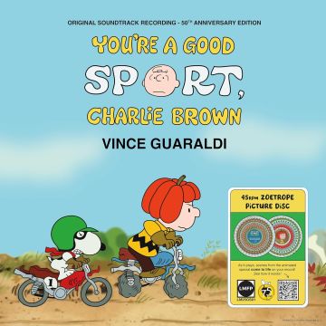 VINCE GUARALDI - YOU'RE A GOOD SPORT, CHARLIE BROWN (45 RPM/ZOETROPE VINYL)