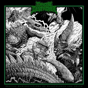 OXYGEN DESTROYER - BESTIAL MANIFESTATIONS OF MALEVOLENCE & DEATH (ATOMIC BREATH BLUE