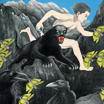 KAZUKI TOMOKAWA - STRING OF PAPER CRANES CLENCHED BETWEEN MY TEETH