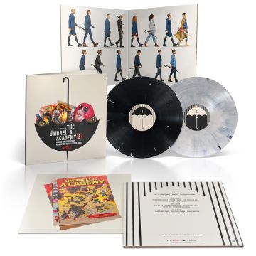 RUSSO,JEFF & PERRINE VIRGILE - UMBRELLA ACADEMY 3 & 4 (OST/2LP/LIMITED EDITION/BLACK/WHITE SPLAT
